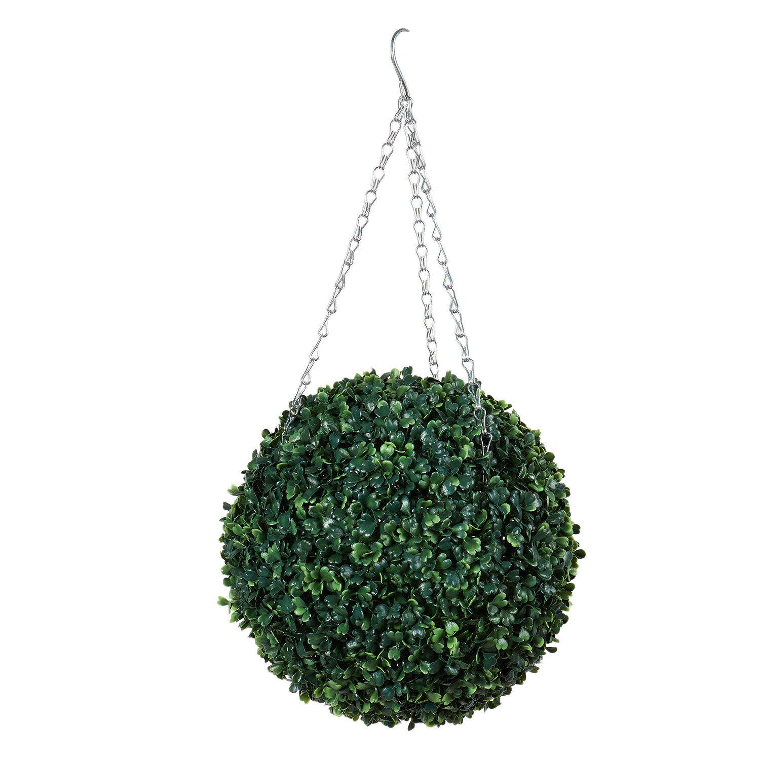 Boxwood Ball with Chain 25cm - Green Image 1