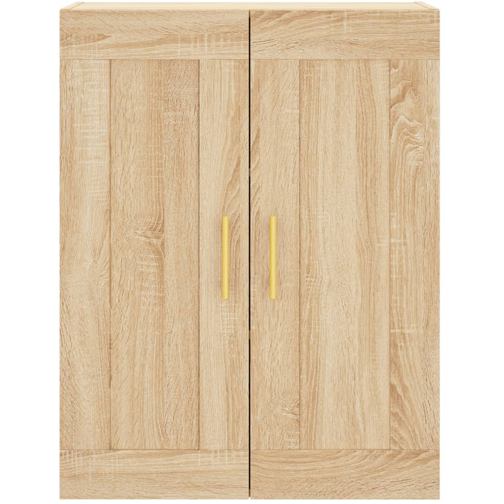 vidaXL 2 Door Brown Sonoma Oak Wall Mounted Cabinet 2 Pack Image 6