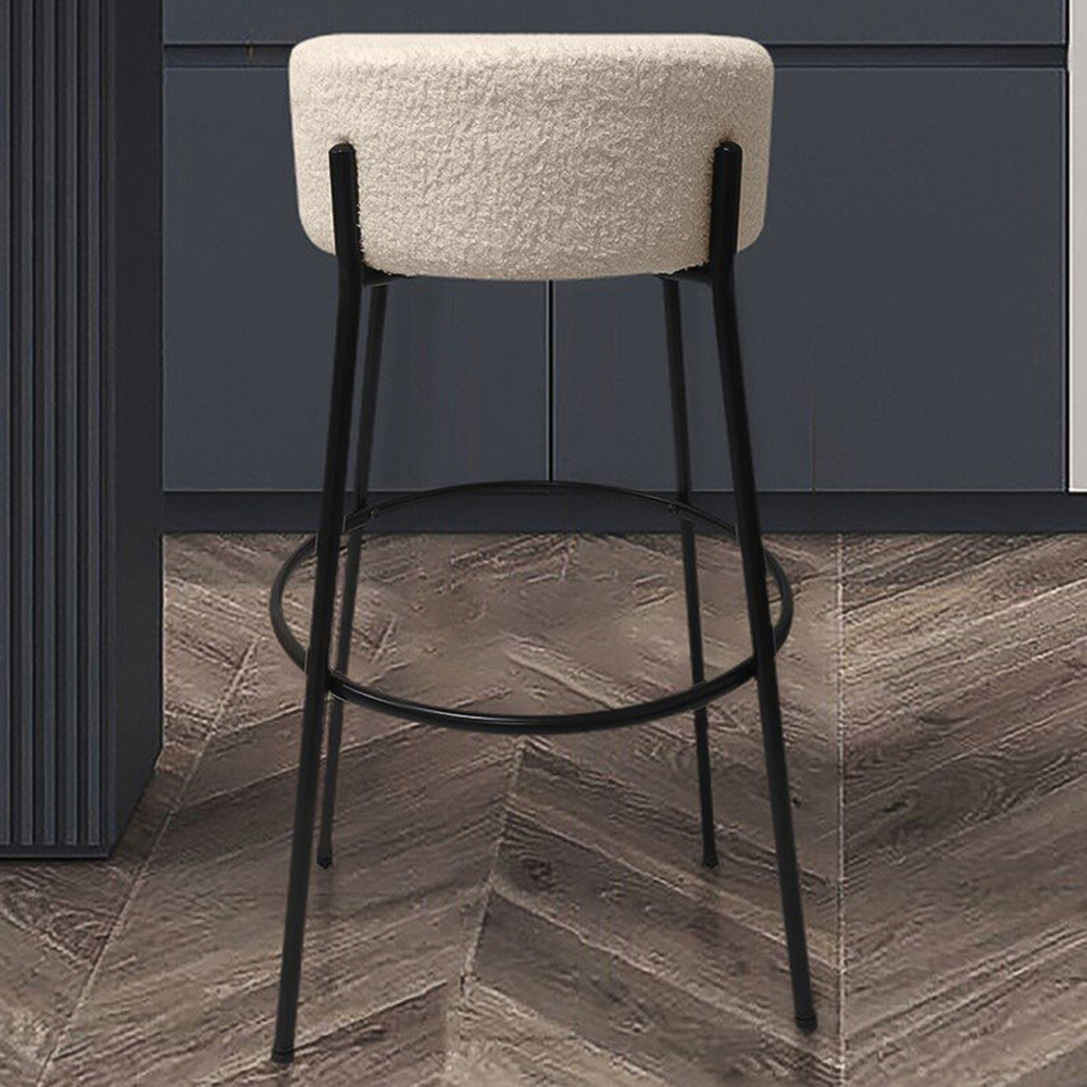 Luella White Bar Stool Image 1