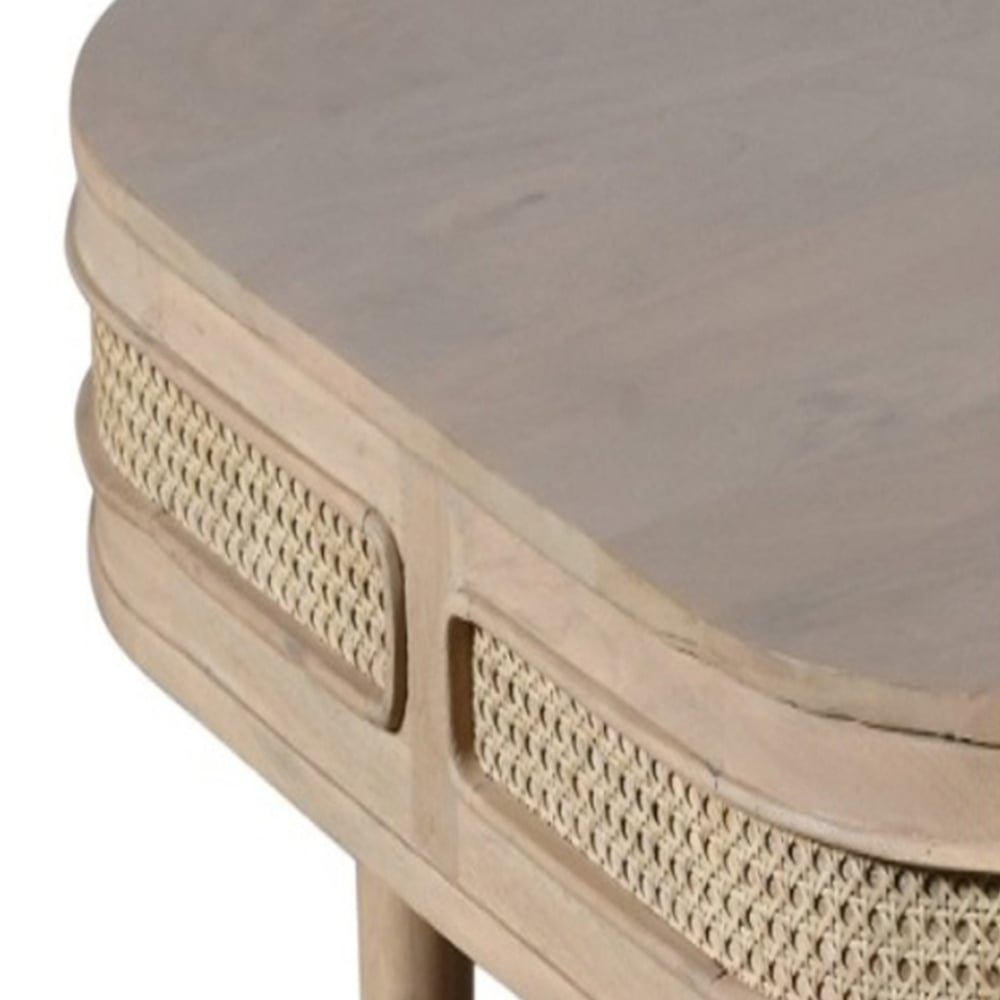 Brooklyn Valencia 8 Seater Cane and Mango Wood Dining Table Image 4