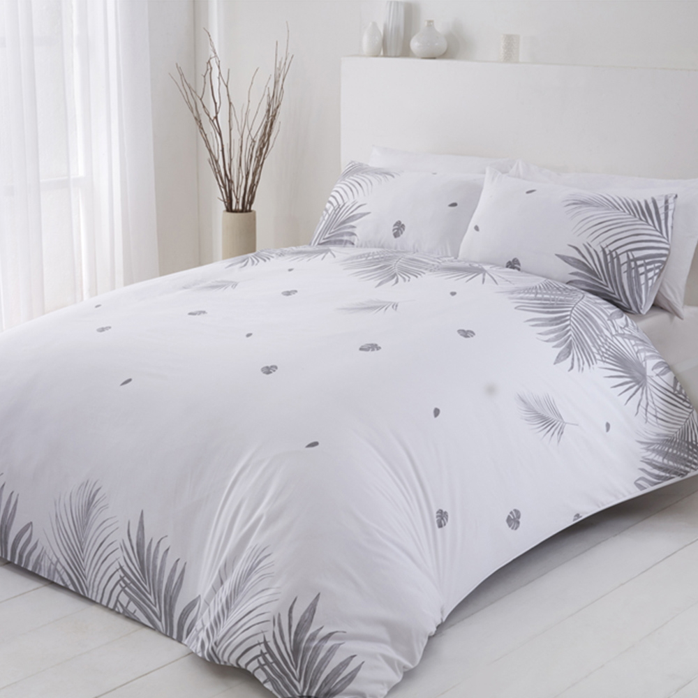 Rapport Home PH Tropics Super King Grey Duvet Set Image 1