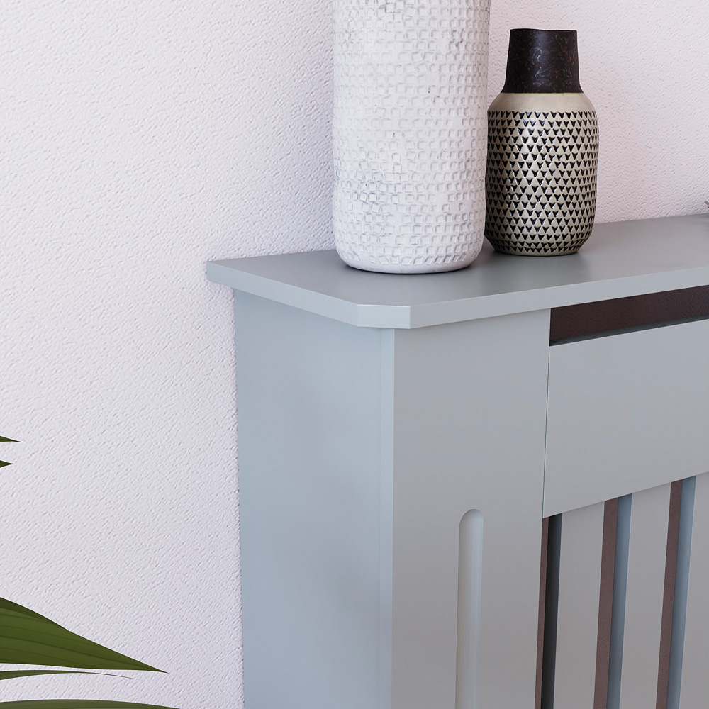 Vida Designs Chelsea Olive Grey Radiator Cover Small Image 5