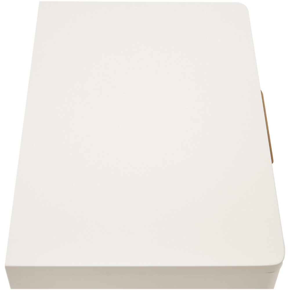 Molino 2 Drawer White Bedside Table Image 6