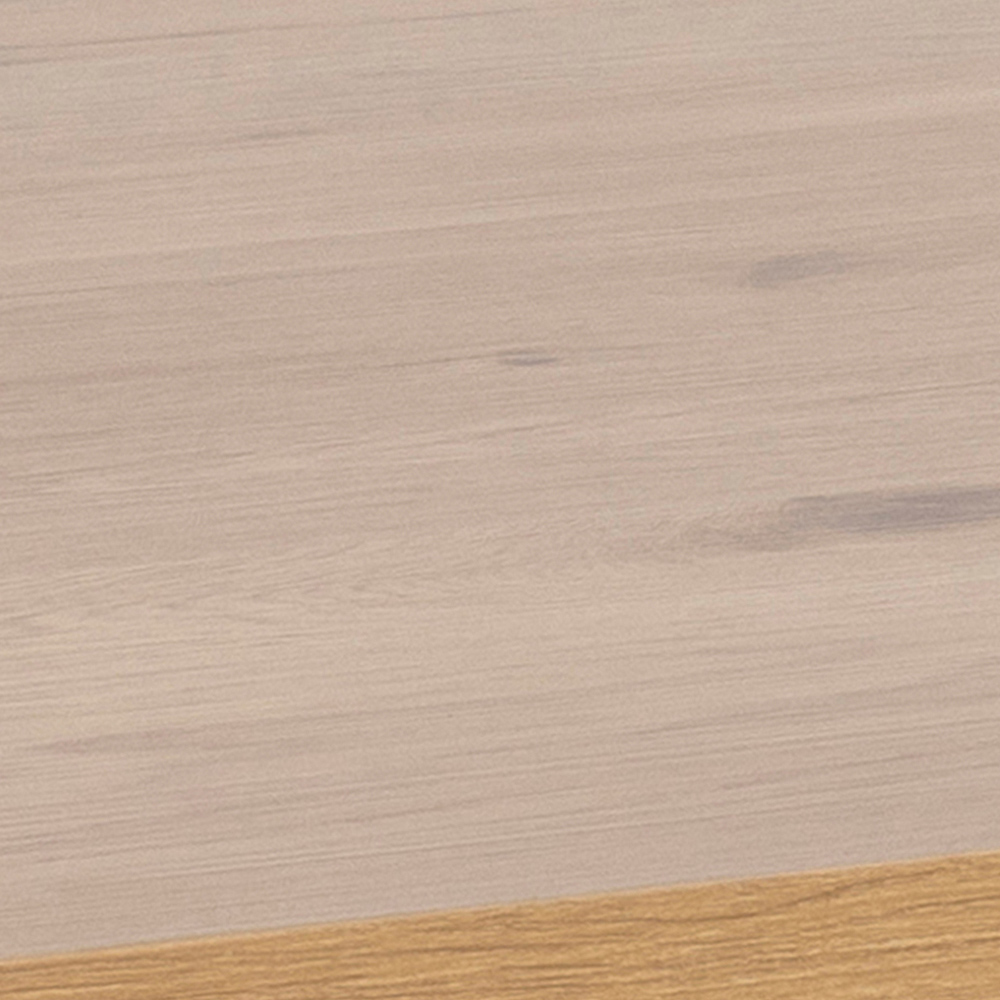 Florence Cenny 6 Seater Dining Table Oak and Black Image 6