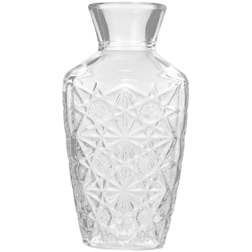 Living and Home 5 Piece Clear Small Glass Bud Vase Set Image 5