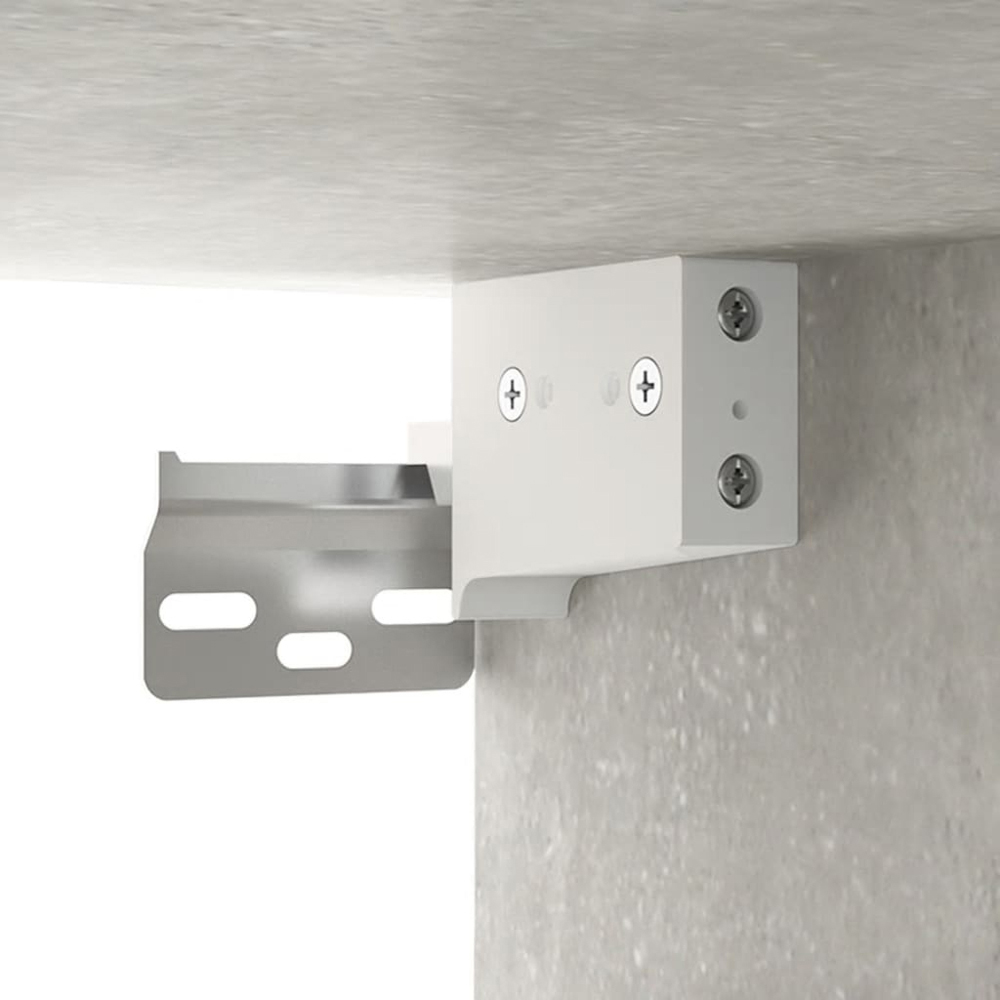 vidaXL Concrete Grey Hallway Cabinet Image 8