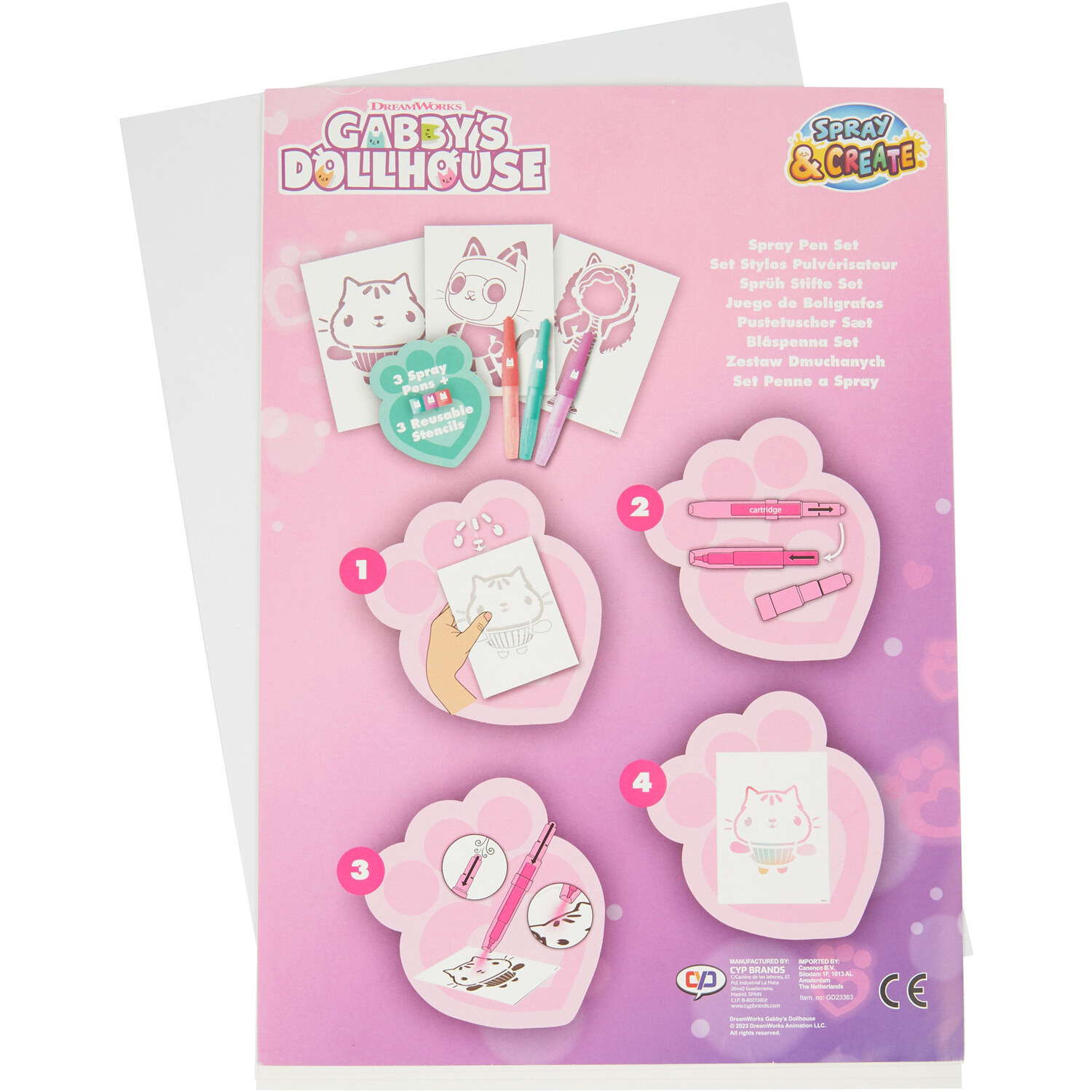 Gabbys Dollhouse Spray Pen Set Image 3