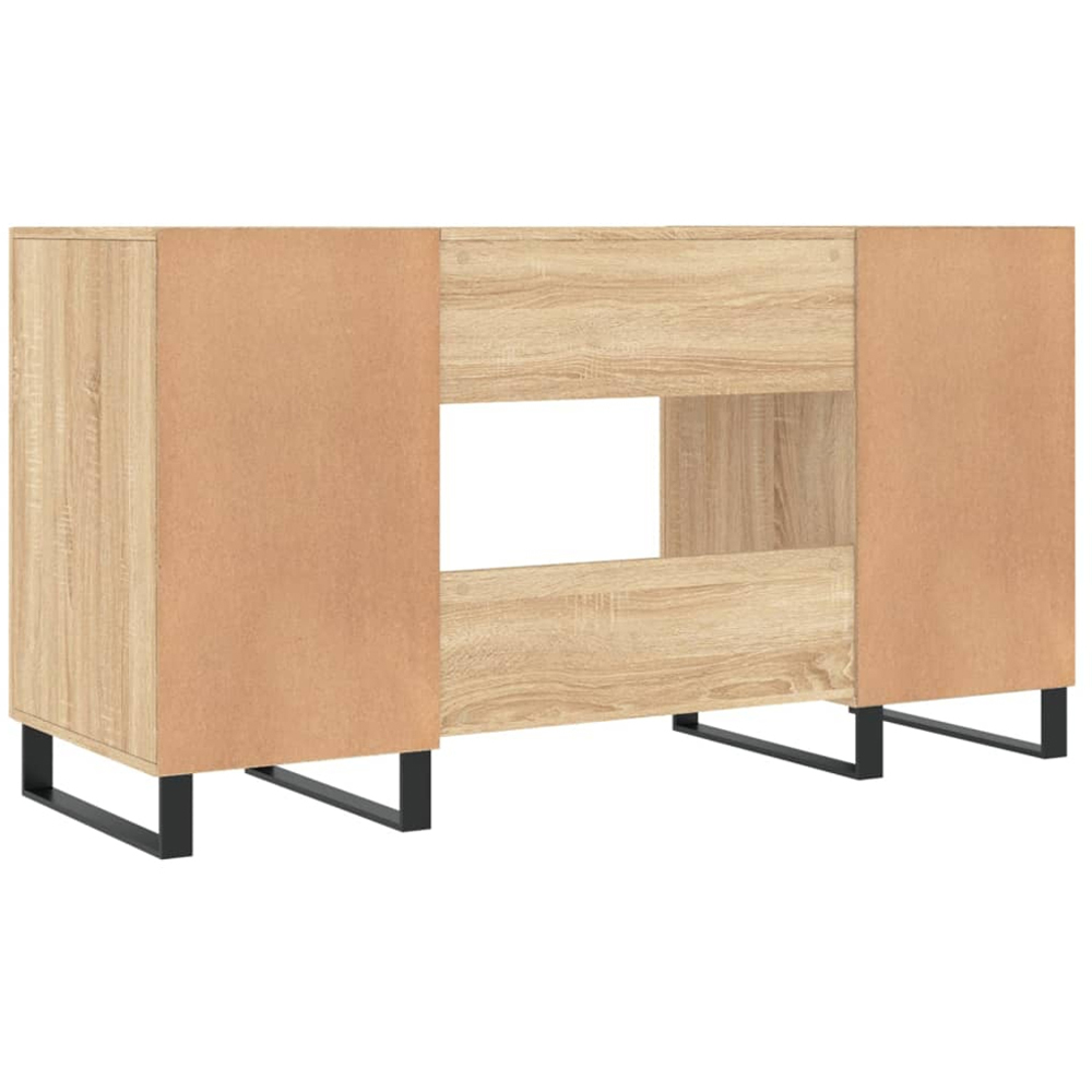 vidaXL 2 Door Modern Desk Sonoma Oak Image 7