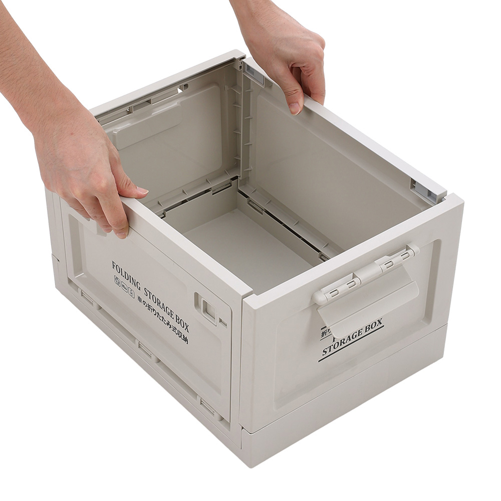 Living and Home White Foldable Camping Storage Box 50 x 36cm Image 5