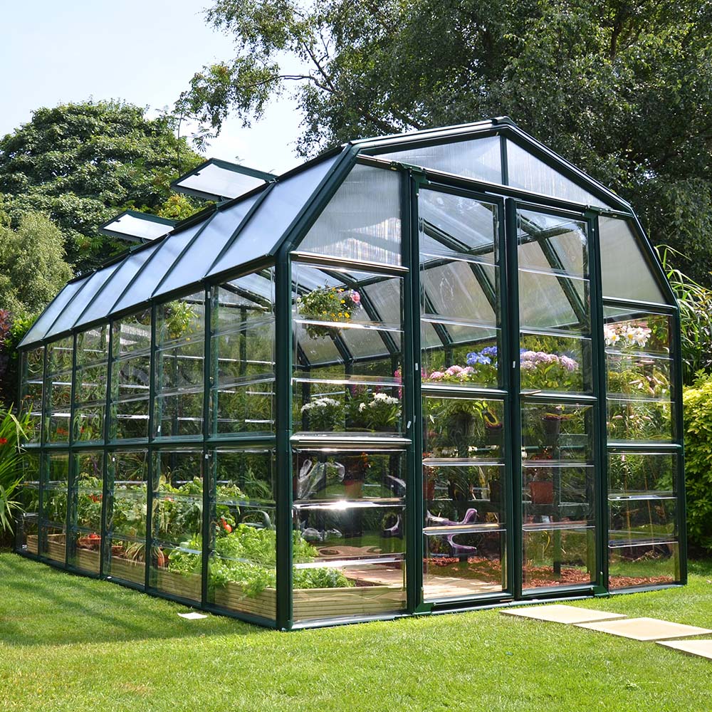 Palram Canopia Grand Gardener Clear 8 x 12ft Greenhouse Image 1