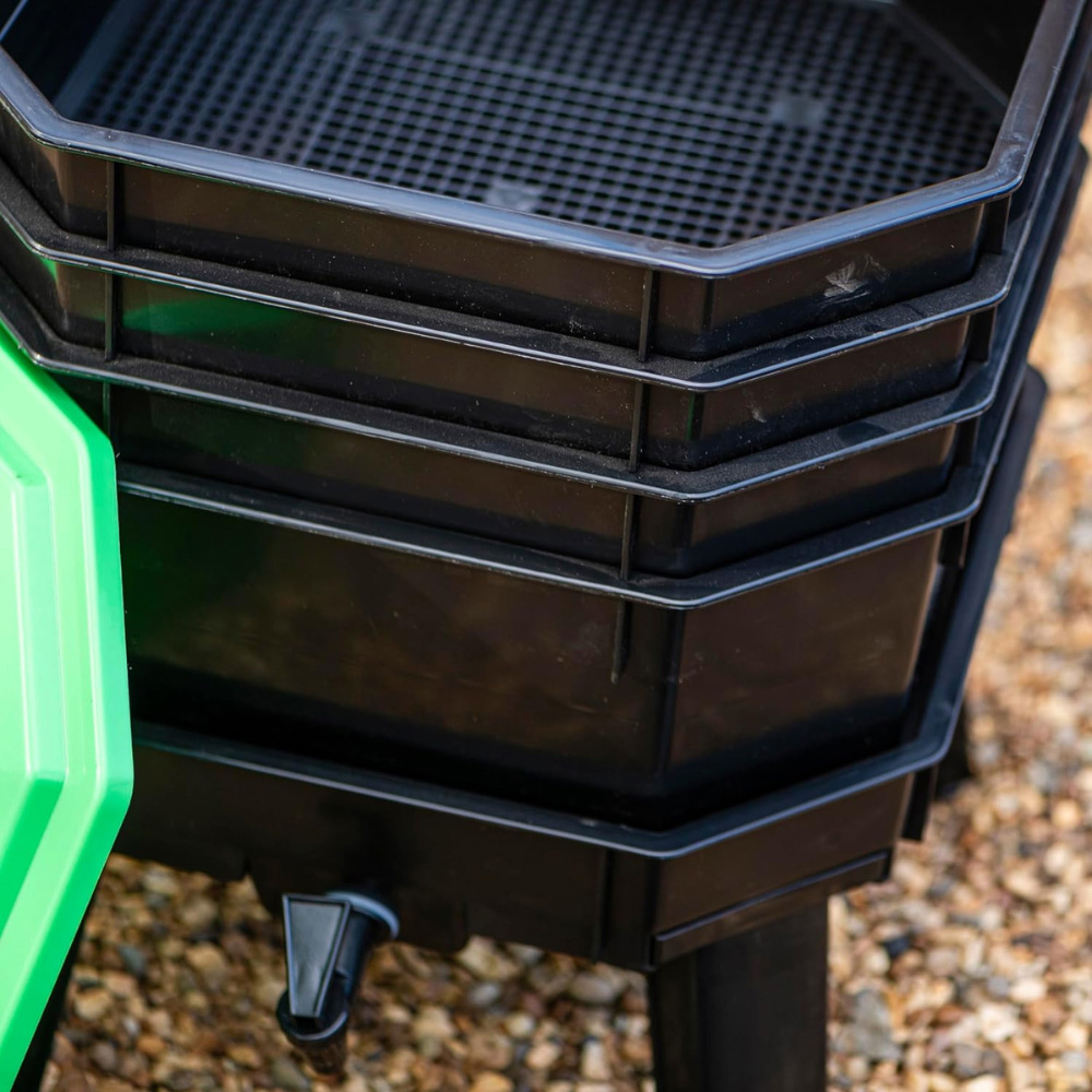 Garden Gear 4 Stacking Tray Worm Composter with Lid Image 6