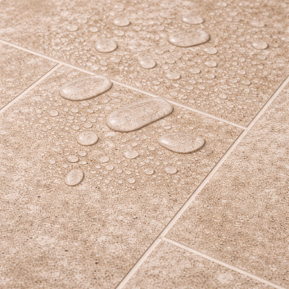 Britwall Beige Concrete Matt Finish Shower Panel 2400 x 1000 x 10mm 3 Pack Image 3