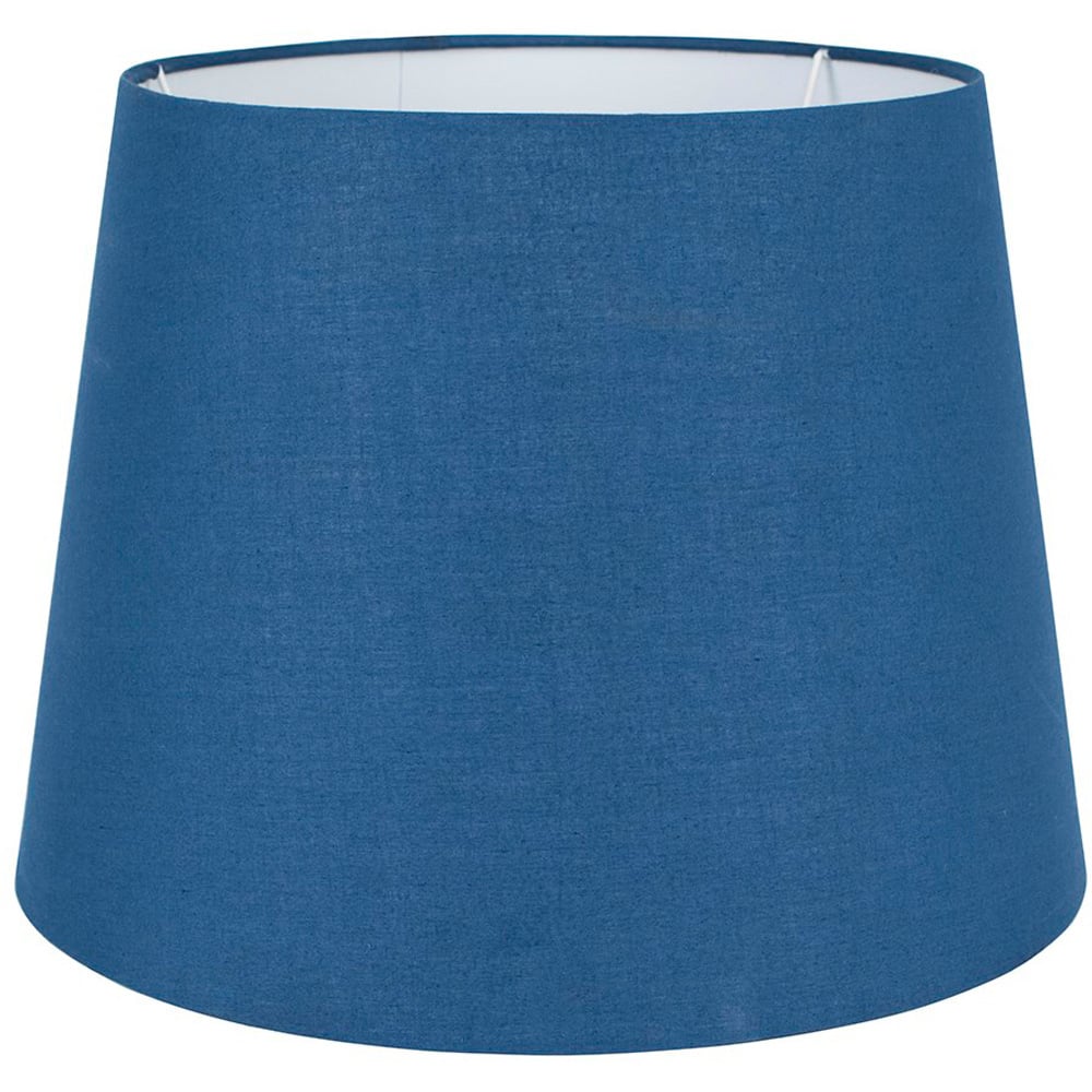 ValueLights Aspen Navy Blue Tapered Lamp Shade Large Image 1