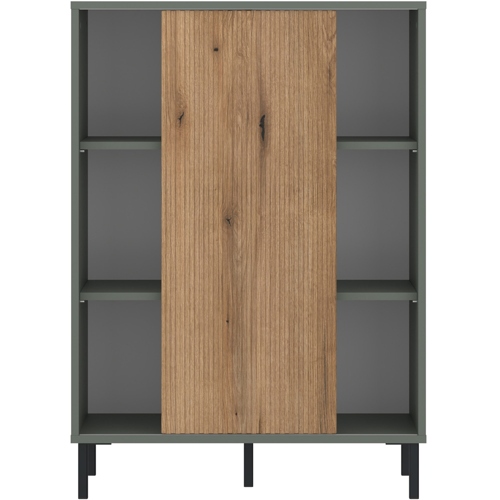Furniture To Go Darwin Single Sliding Door Green Sideboard Image 3