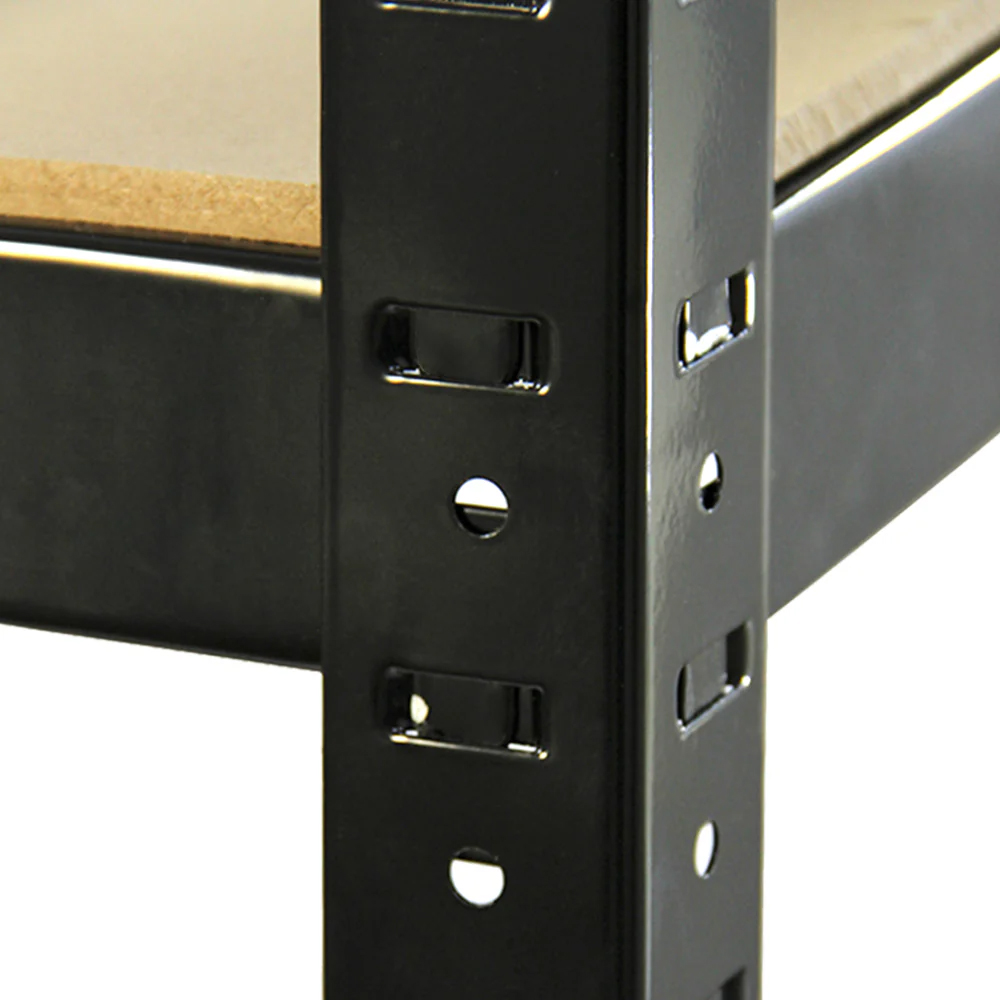 Monster Shop T-Rax Black Metal Racking Units and Workbench 90cm 3 Pack Image 3
