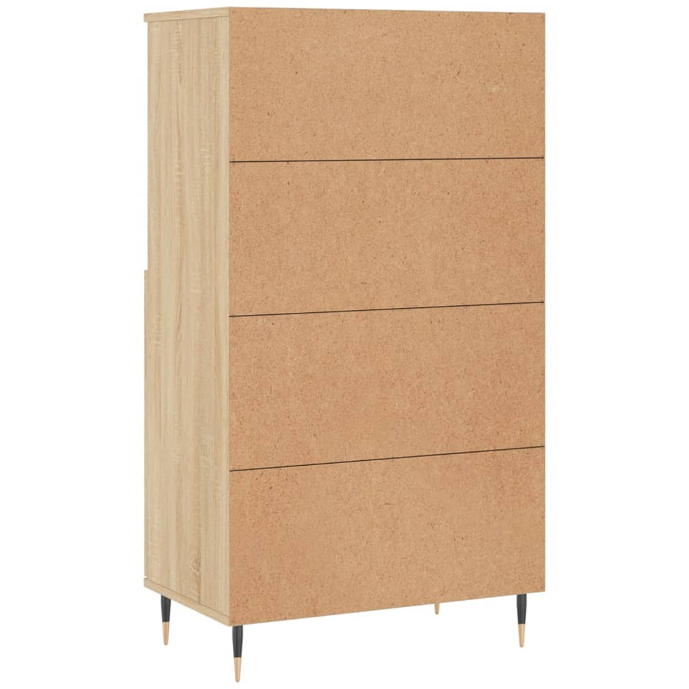 vidaXL 2 Door 2 Shelf Sonoma Oak Highboard Image 8