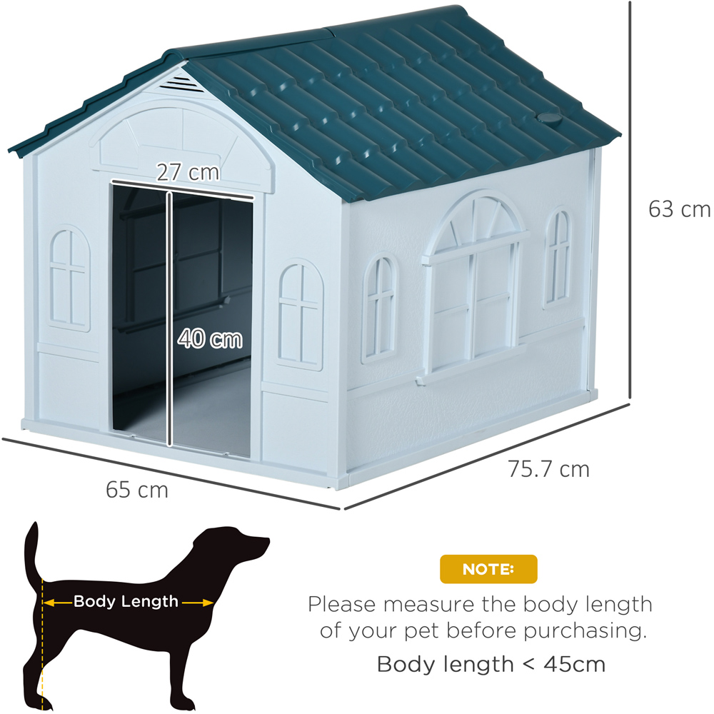 PawHut Blue Medium Dog Kennel Image 7