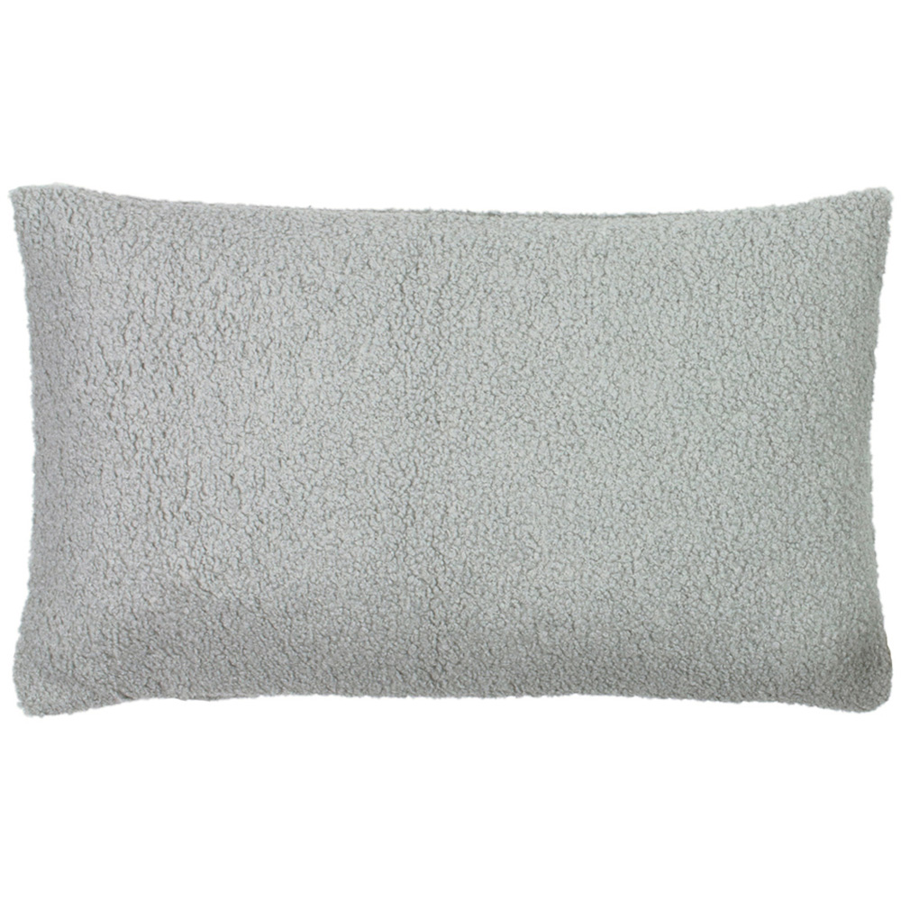 furn. Malham Dove Fleece Rectangular Cushion Image 1