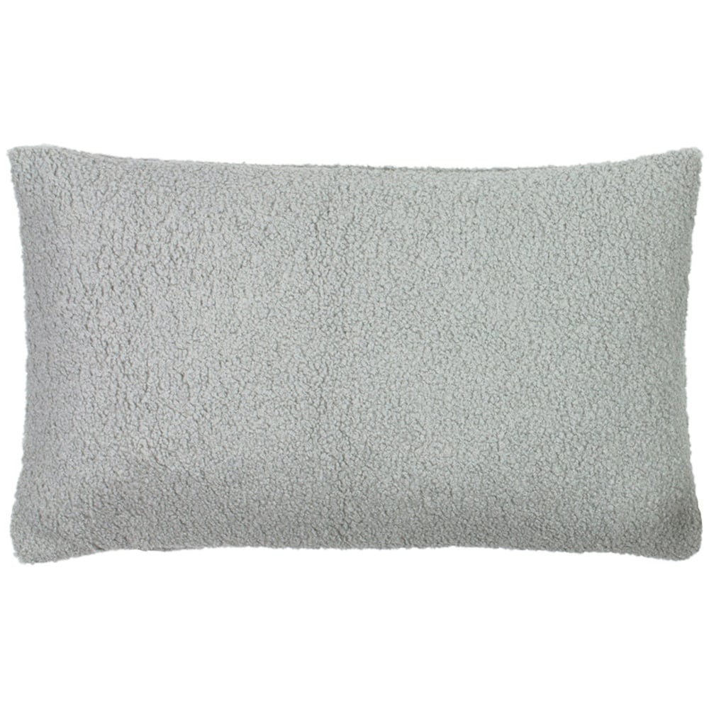 furn. Malham Dove Fleece Rectangular Cushion Image 1