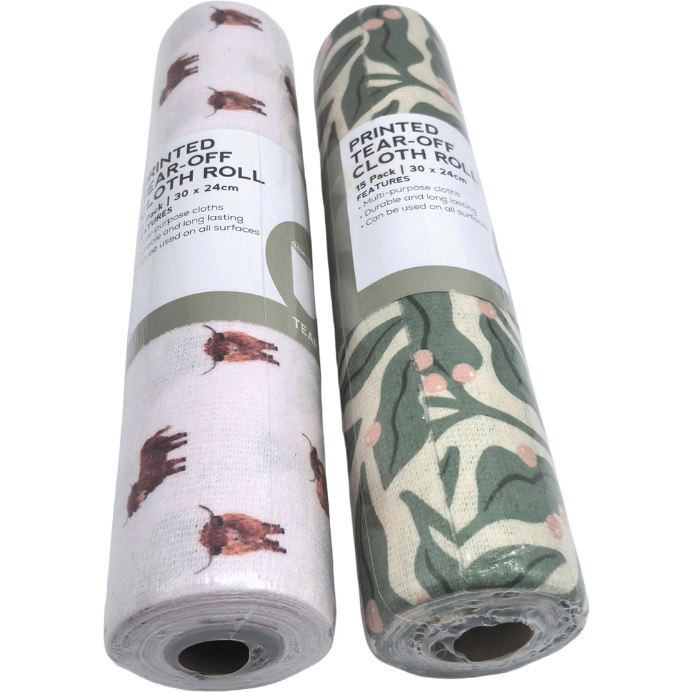 Printed Tear-Off Cloth Roll Image 6