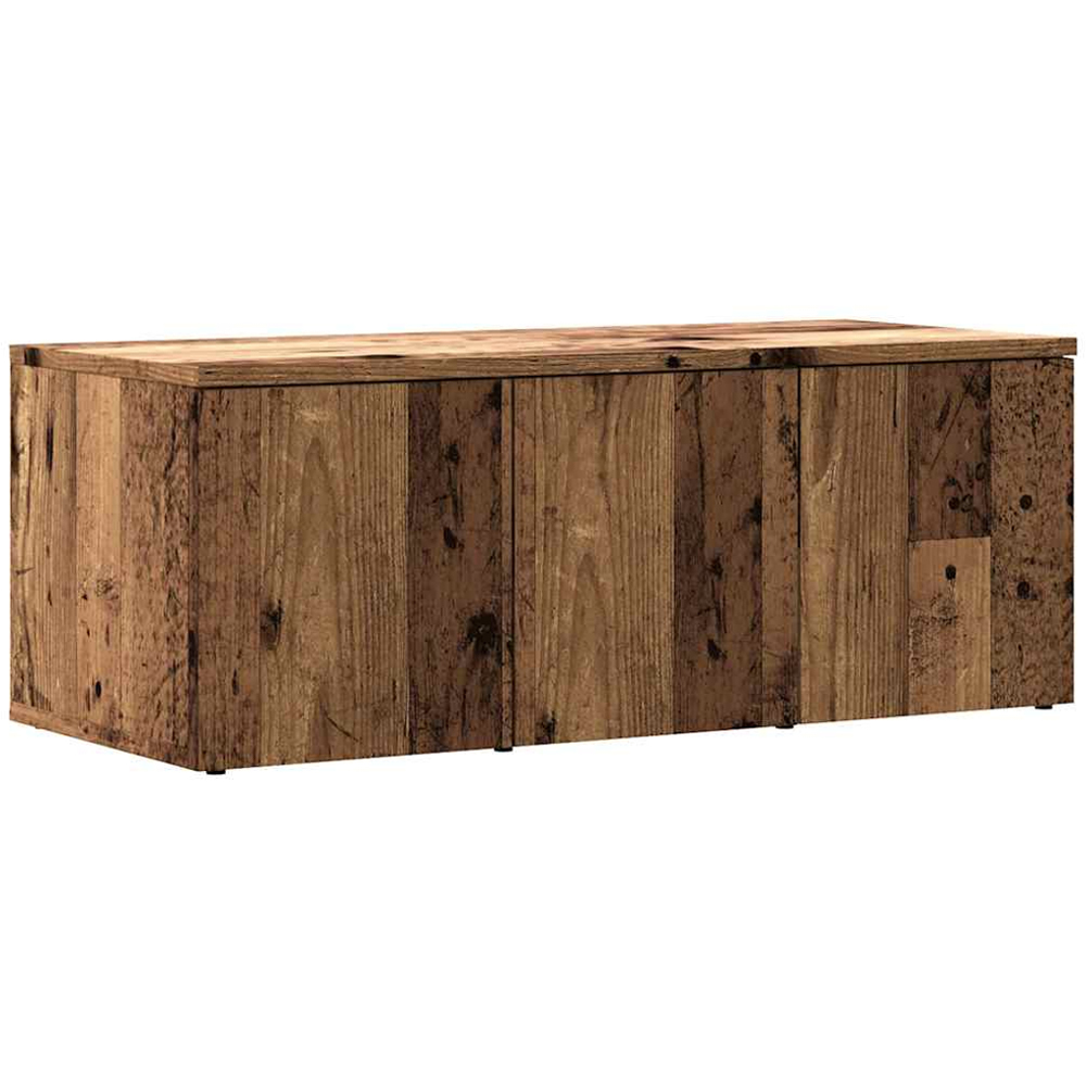 vidaXL 3 Drawer Old Wood TV Cabinet Image 2