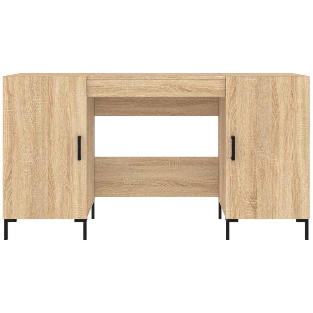 vidaXL 2 Door Computer Desk Sonoma Oak Image 6