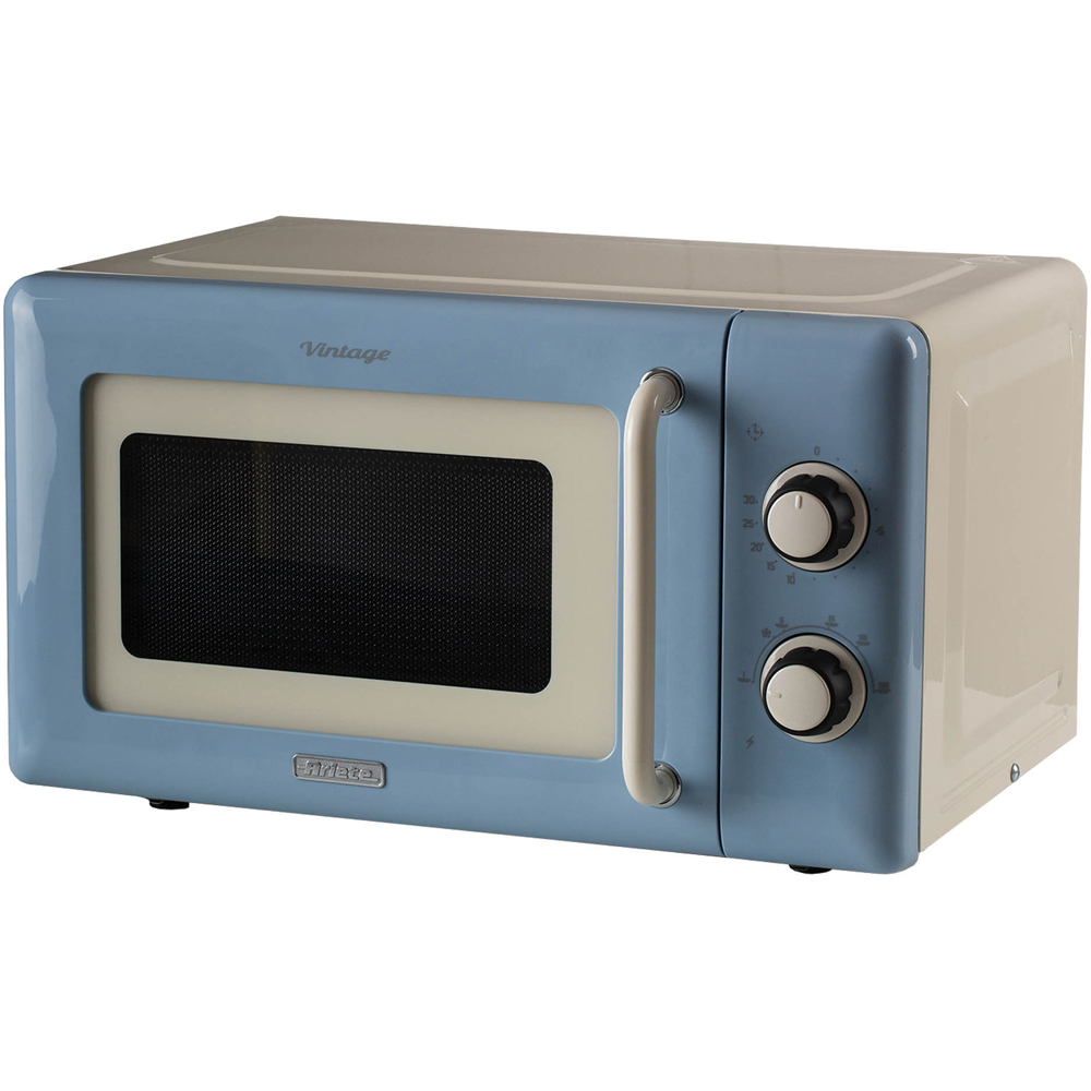 Ariete Vintage ARPK60 Blue 20L Microwave with 2 Slice Toaster and 1.7L Jug Kettle Set Image 4