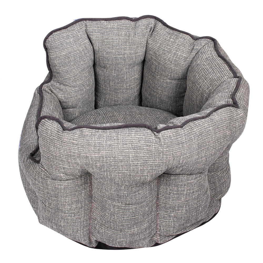 Bunty Regal Medium Fossil Grey Oval Pet Bed Image 6