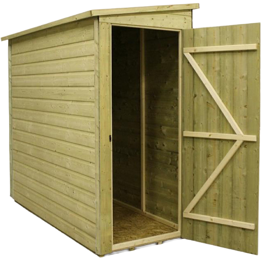 Empire Sheds 2200 4 x 3ft Tongue and Groove Pent Garden Shed Image 1