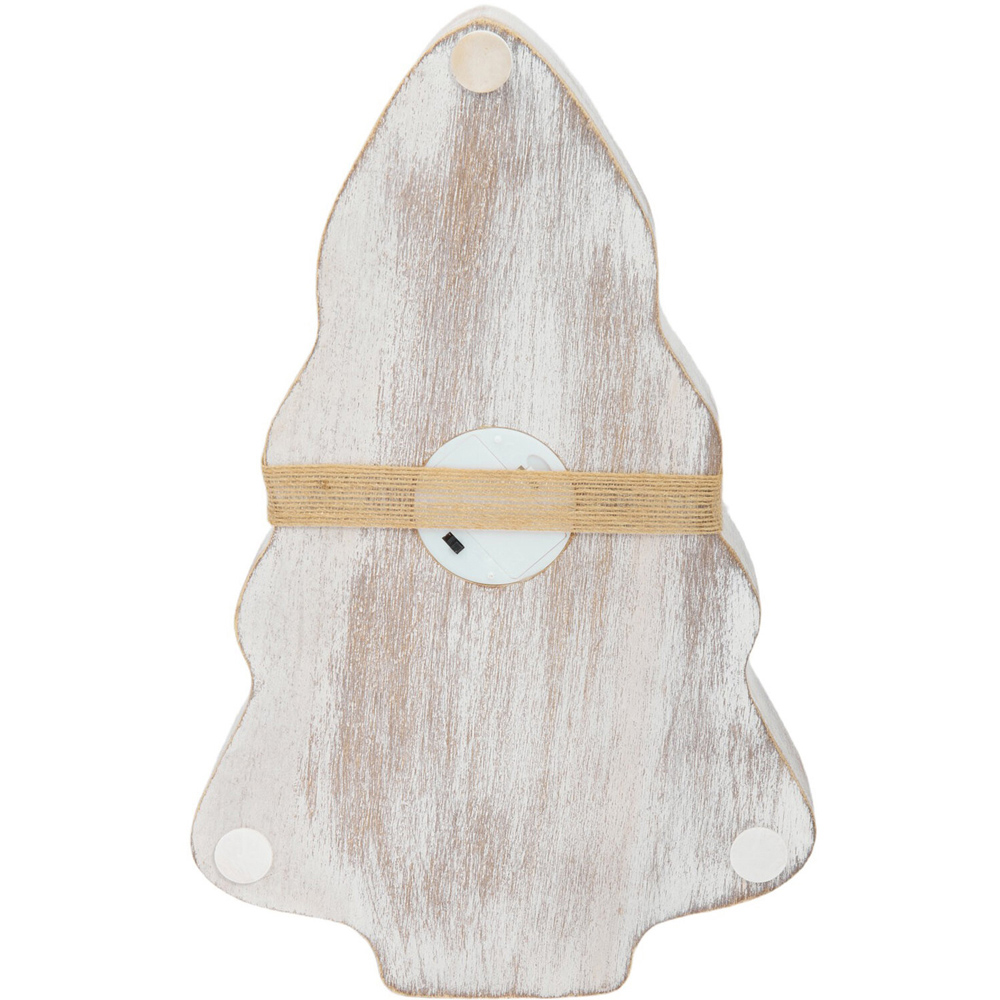 Tree Inclusion Wooden LED Candle Image 4