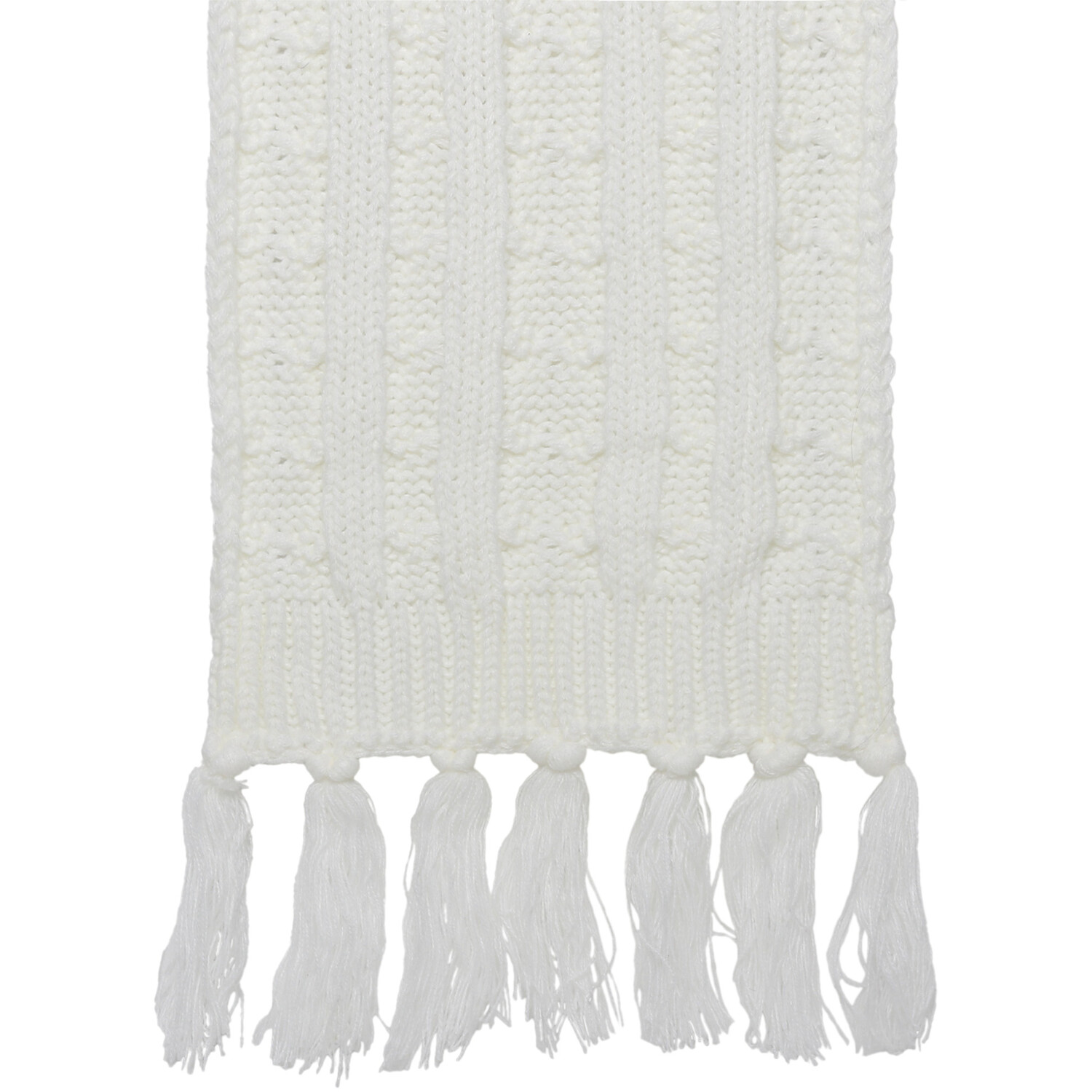 Cable Knitted Scarf Image 3