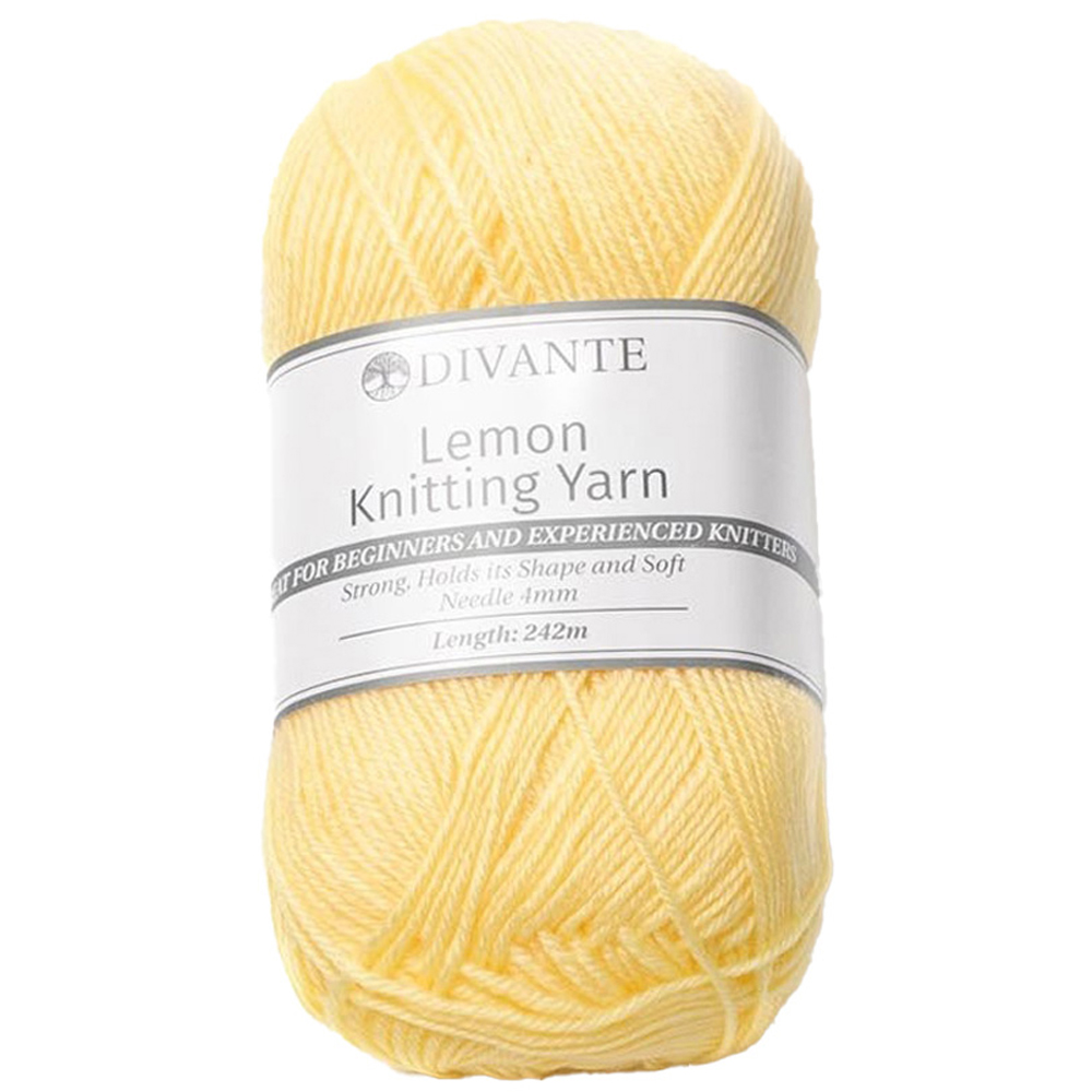 Divante Basic Knitting Yarn - Lemon Image
