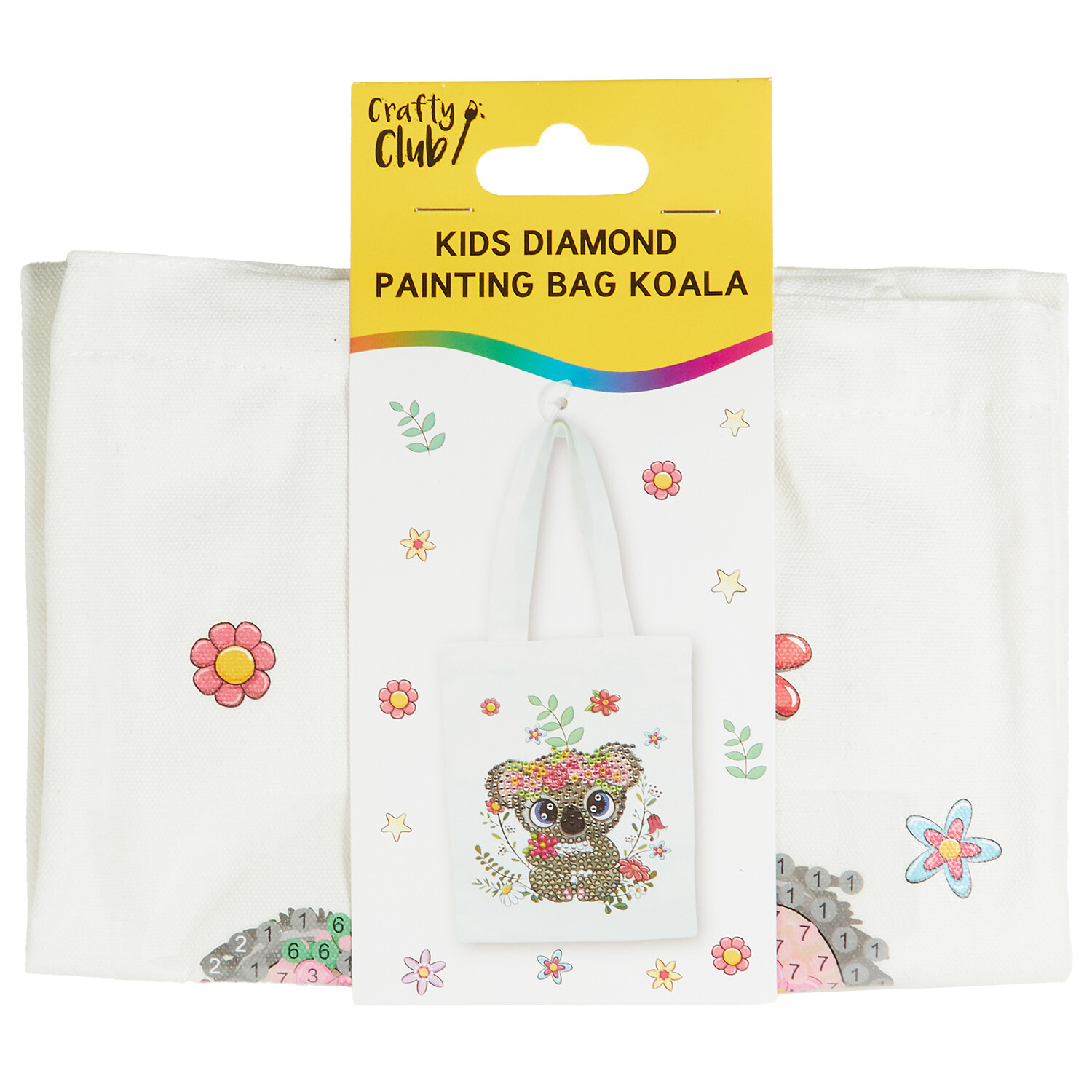 Diamond Painting Kids Canvas Bag - Multicolour Image 5