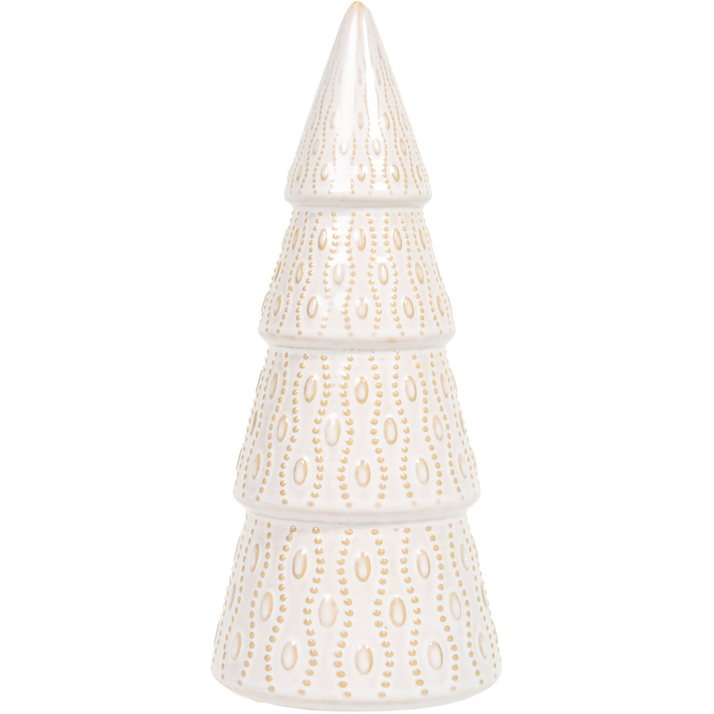 Scandi Tree Ornament White Image 4