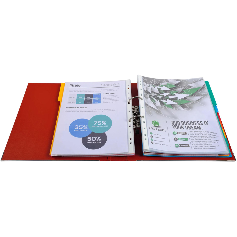 Exacompta PremTouch A4+ Multicolour PP Lever Arch File 10 Pack Image 4