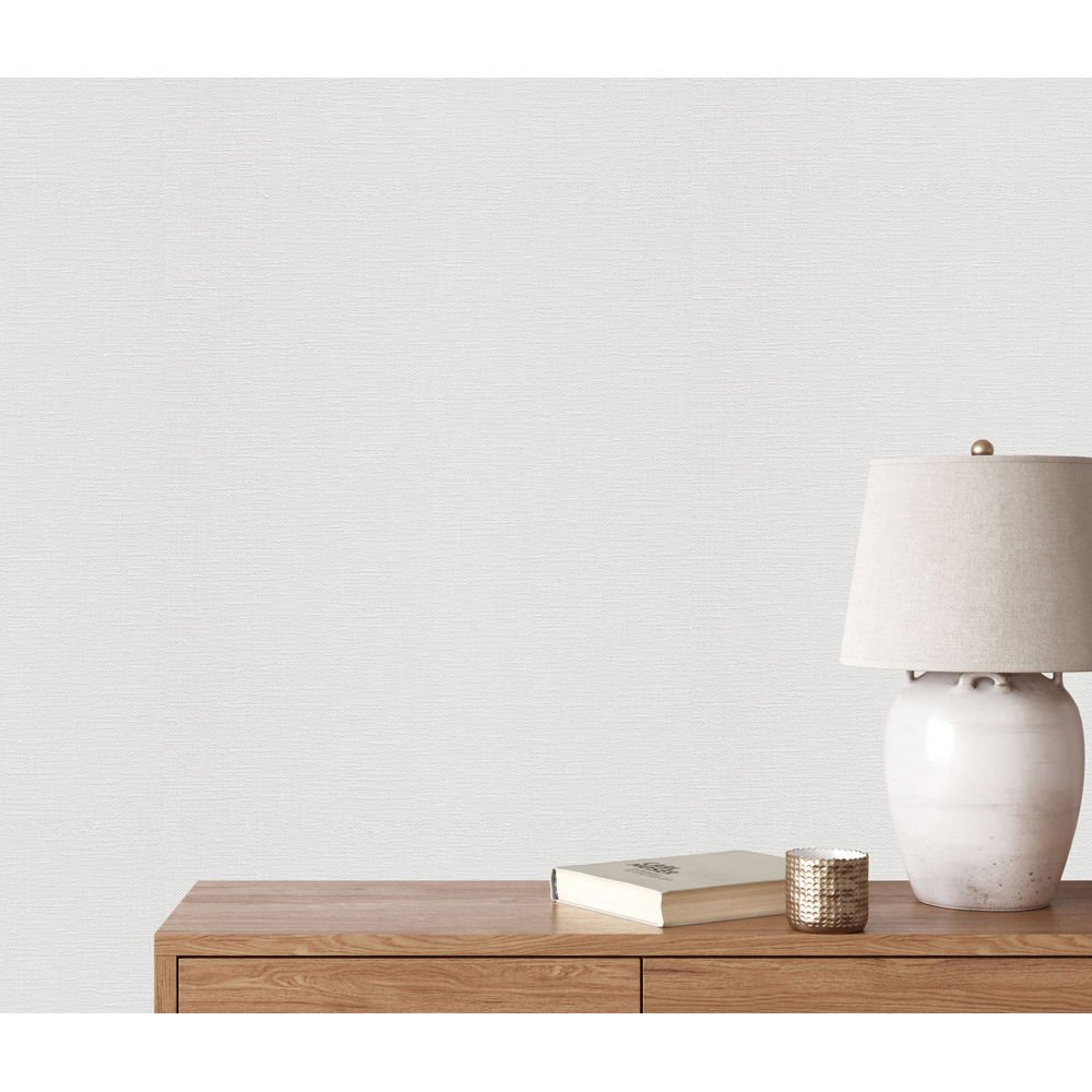 Erismann Opus Dolce Luxury Woven Plain Cream Wallpaper Image 6