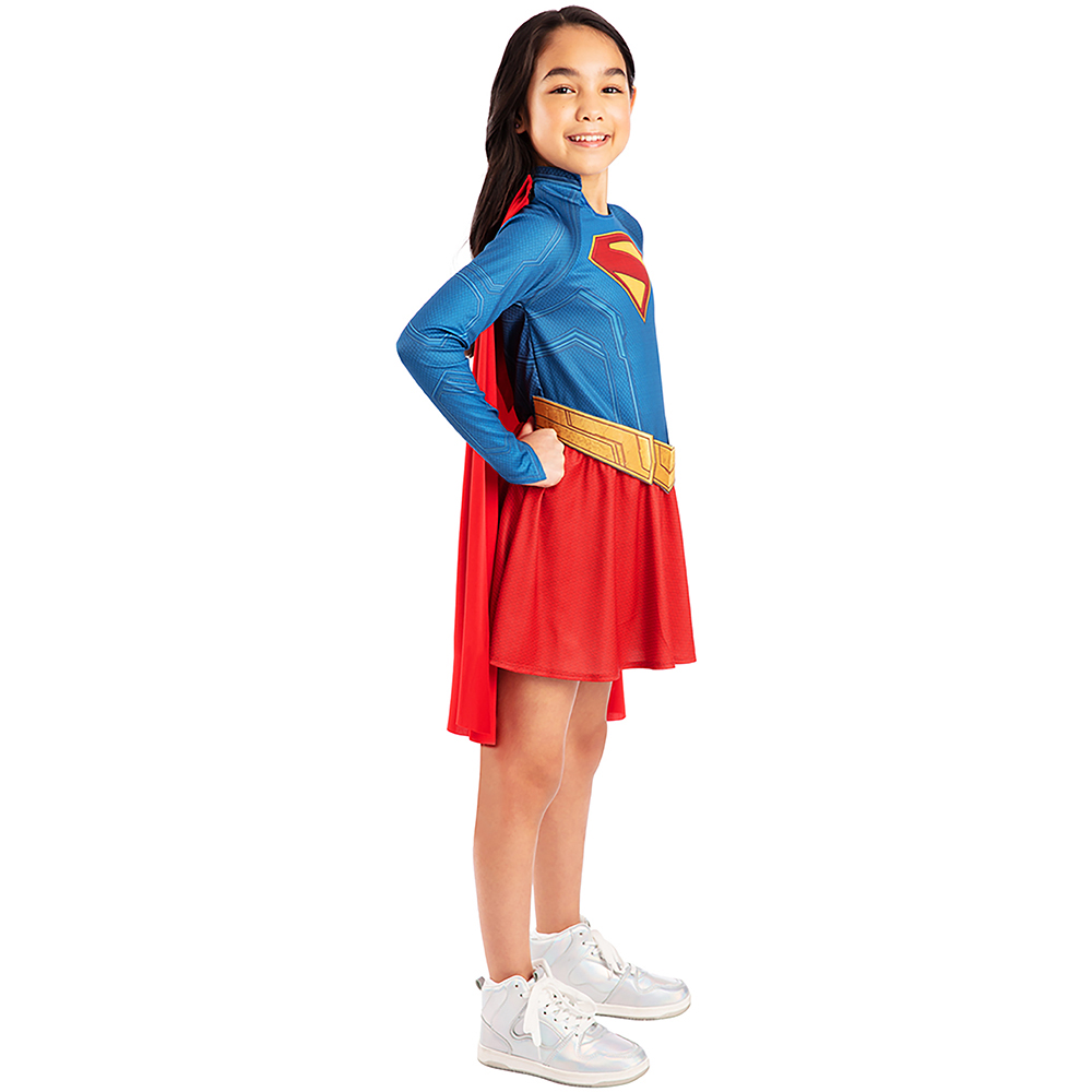Supergirl Kids Costume 5-6 Years Image 3