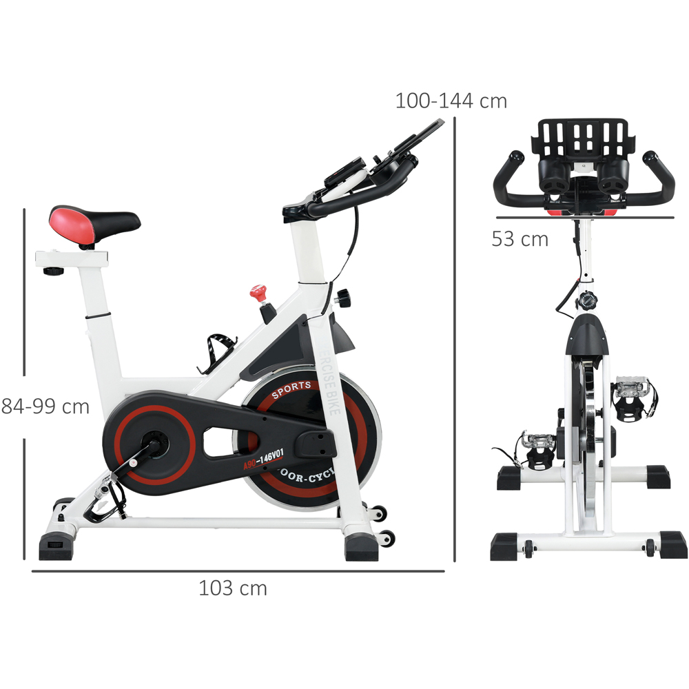 HOMCOM Adjustable Resistance Exercise Bike Image 7