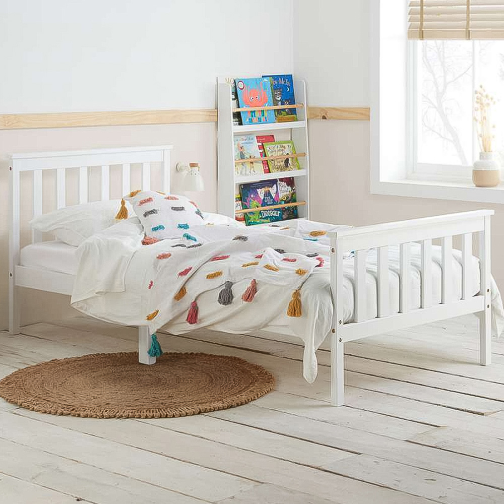 Oxford Single White Bed Image 1