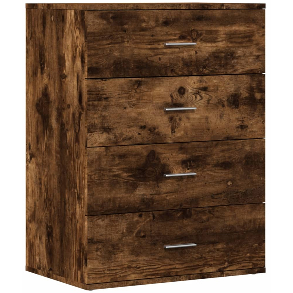 vidaXL 8 Drawer Smoked Oak Sideboard 2 Piece Image 3