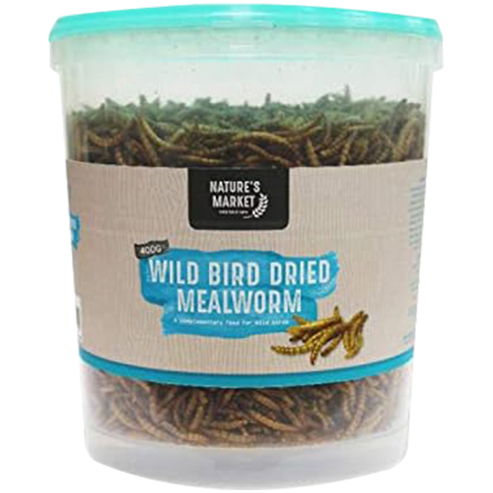Marco Paul Dried Mealworms Wild Bird Feed 400g Image