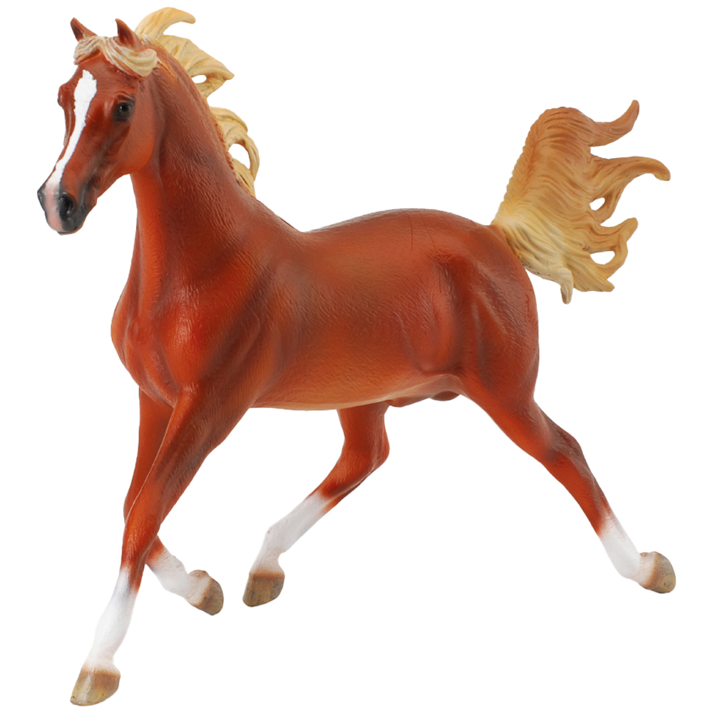 CollectA Arabian Stallion Chestnut Horse Brown Image