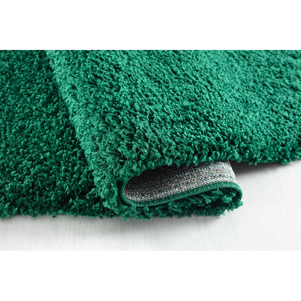 Desire Rugs Oxford Emerald Plain Shaggy Rug 60 x 110cm Image 3