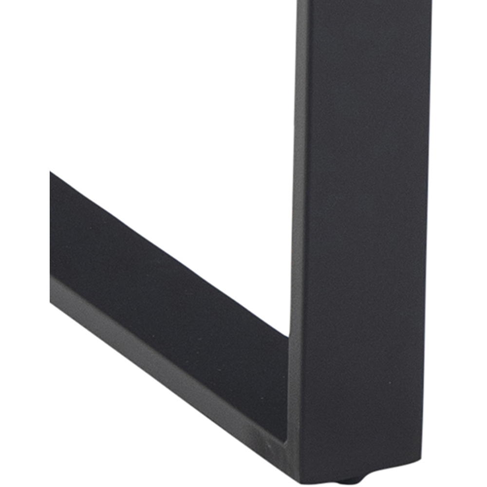 Florence Amble 6 Seater Dining Table Black Image 6