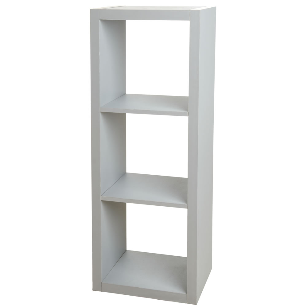 Wilko Oslo 3 Tier Grey Storage Unit Wilko