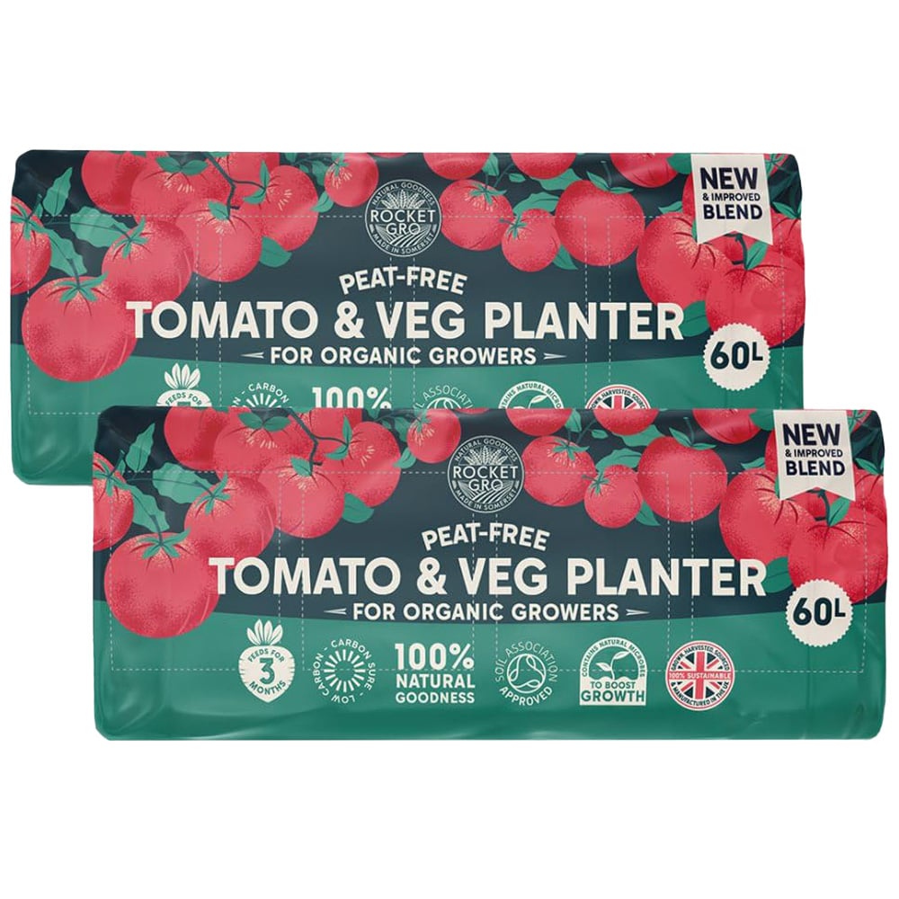 Thompson and Morgan RocketGro Tomato and Veg Planter 60L 2 Pack Image 1