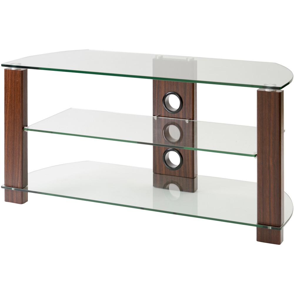 TTAP Vision 2 Shelf Walnut TV Stand 1050mm Image 2
