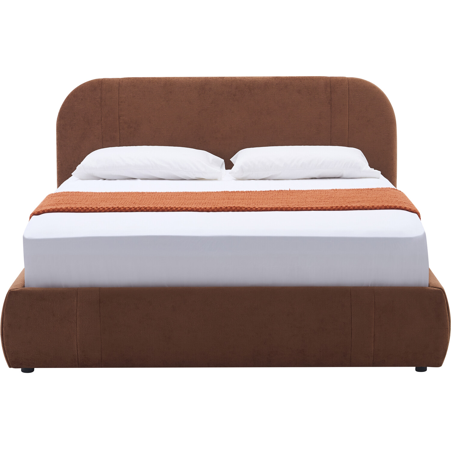 Rhea Ottoman Bed Brown Double Image 8
