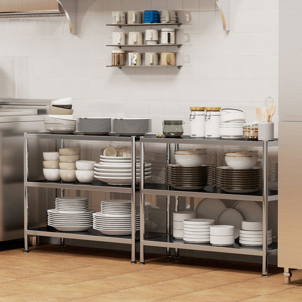 Portland 3 Tier Stainless Steel Bakers Rack Image 3