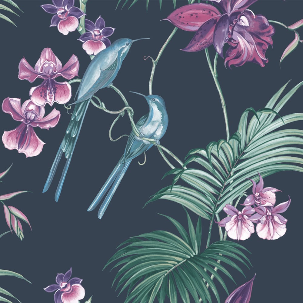 Julien MacDonald Utopia Navy Wallpaper Image 1